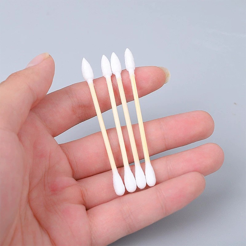 Bamboo Cotton Swabs Double Head