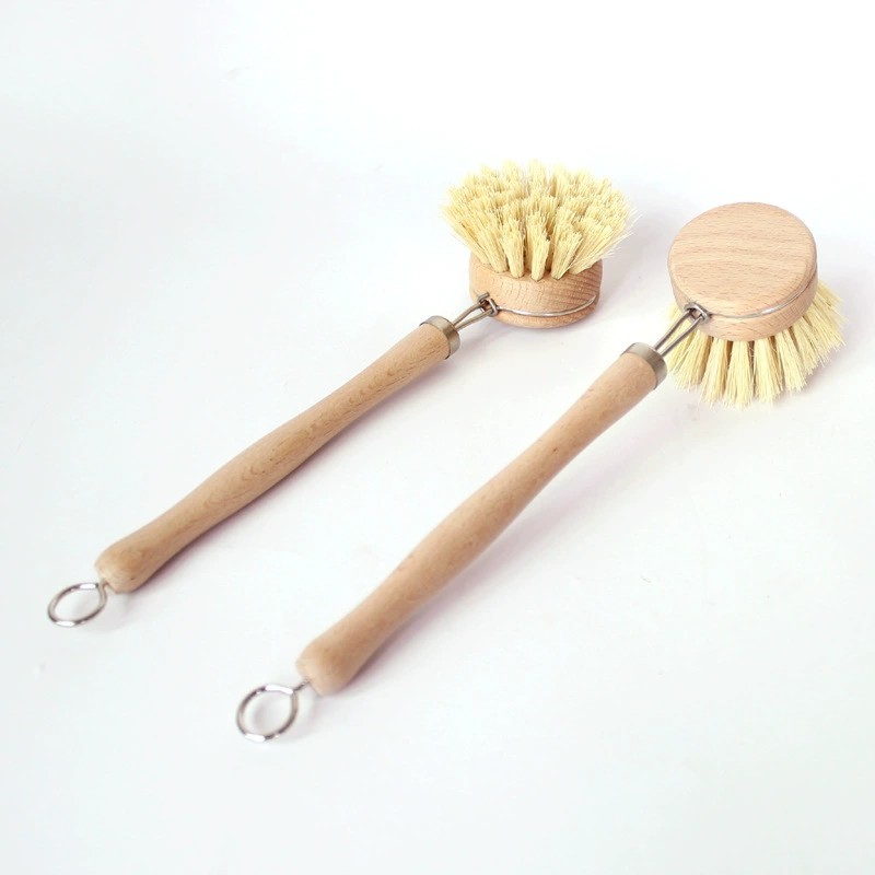 Long Handle Beech Sisal Dish Brush