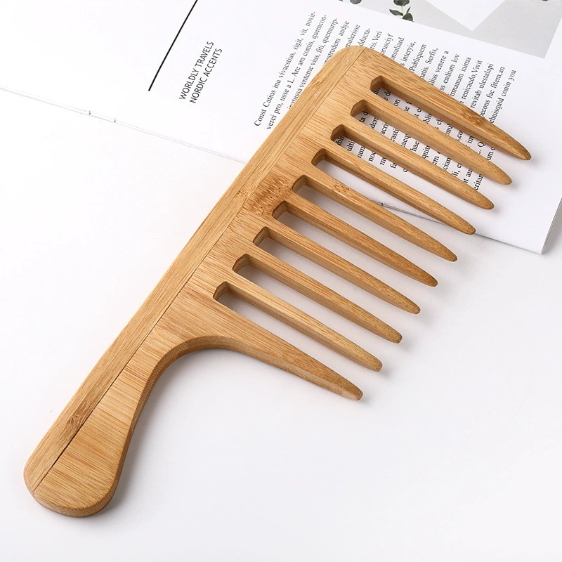 Wide Tooth Jumbo Wooden Bamboo